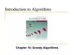 Introduction to Algorithms - slide 1