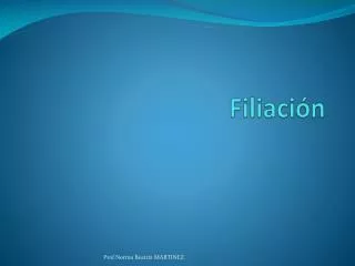 filiaci n