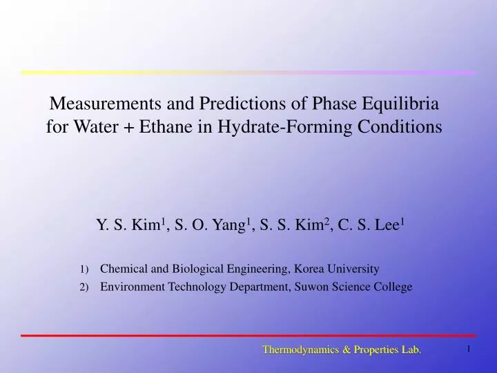 measurements and predictions of phase equilibria for water ethane in hydrate forming conditions