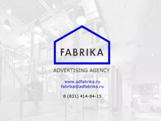 Fabrika