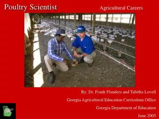 Poultry Scientist Agricultural Careers