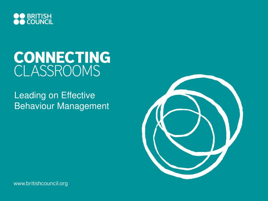 PPT - Leading on Effective Behaviour Management PowerPoint Presentation ...