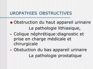 uropathies obstructives