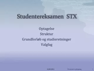studentereksamen stx