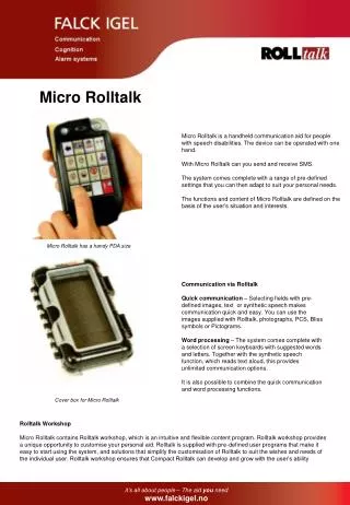 Micro Rolltalk