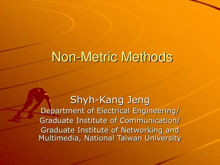 non metric methods