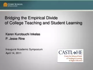 Bridging the Empirical Divide of College Teaching and Student Learning