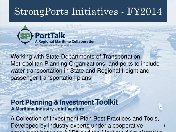 strongports initiatives fy2014