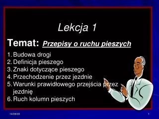 lekcja 1