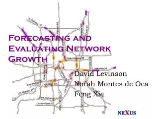 Forecasting and Evaluating Network Growth