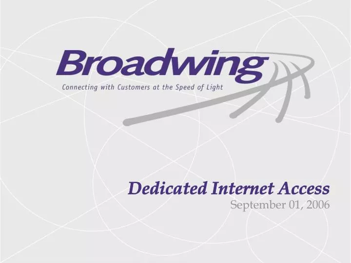dedicated internet access