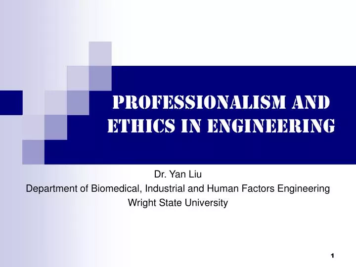 professionalism and ethics in engineering