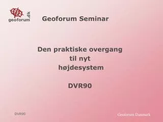 geoforum seminar