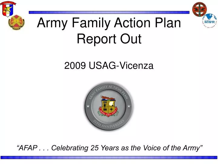 army family action plan report out