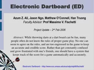 Electronic Dartboard (ED)