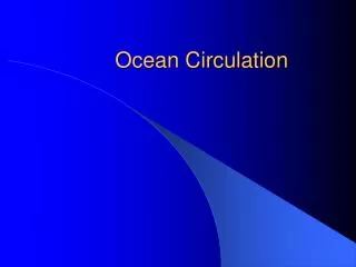 ocean circulation