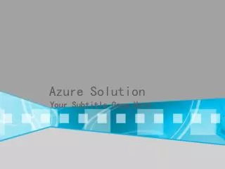 azure solution