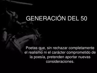 generaci n del 50