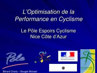 l optimisation de la performance en cyclisme