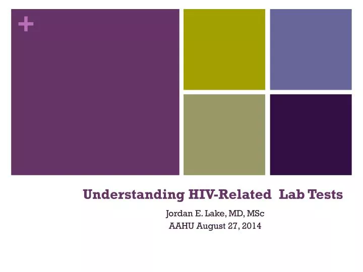 understanding hiv related lab tests