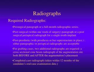 Radiographs