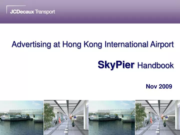 advertising at hong kong international airport skypier handbook