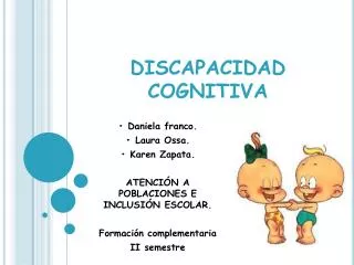 discapacidad cognitiva