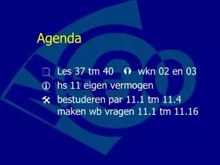 agenda