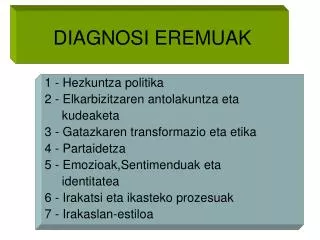 diagnosi eremuak