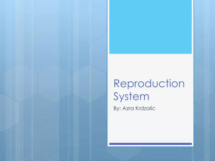 reproduction system