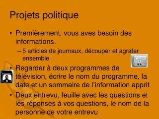 projets politique