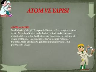 atom ve yapisi