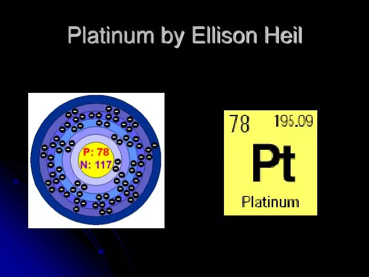 platinum by ellison heil