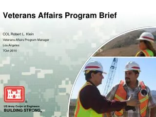 Veterans Affairs Program Brief