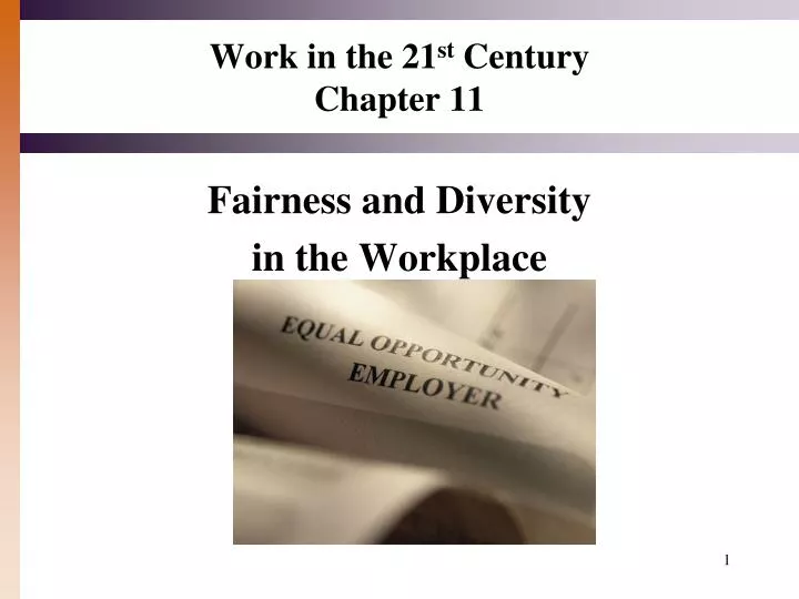 work in the 21 st century chapter 11