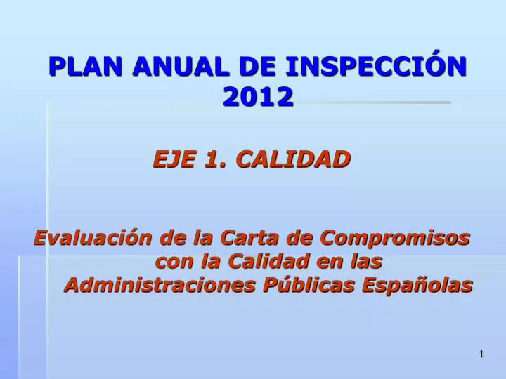 plan anual de inspecci n 2012