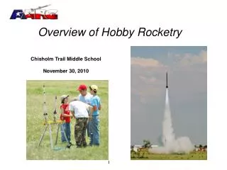 Overview of Hobby Rocketry