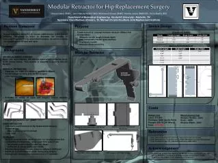Modular Retractor for Hip Replacement Surgery