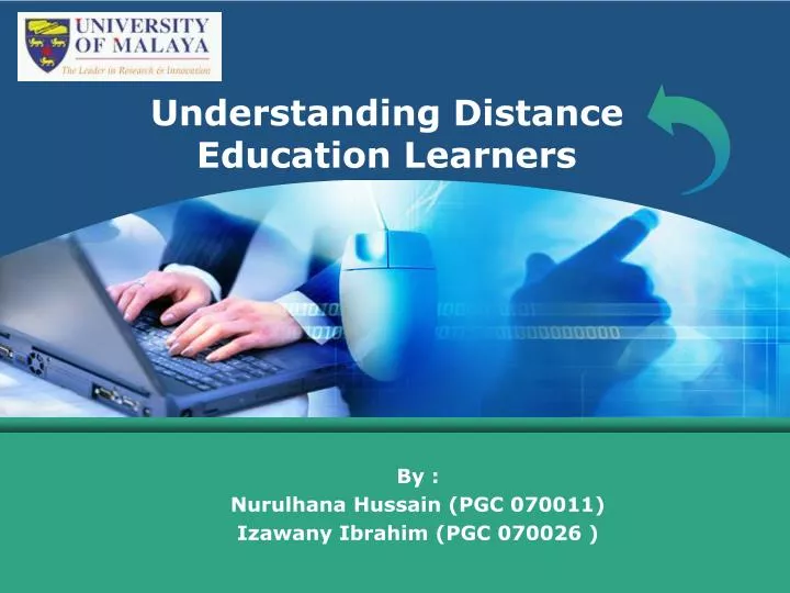 understanding distance education learners