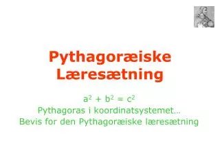 pythagor iske l res tning