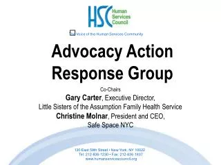 Advocacy Action Response Group