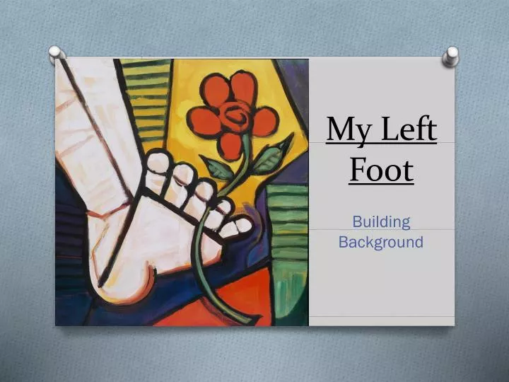 my left foot