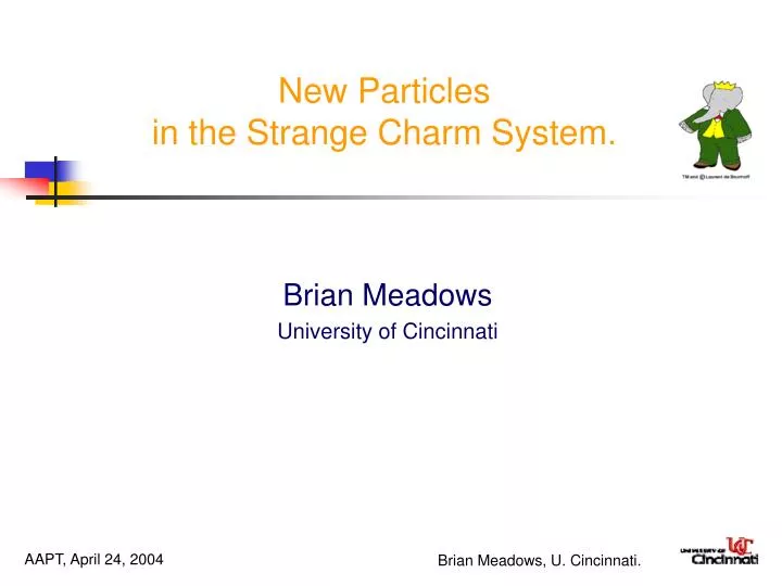 new particles in the strange charm system