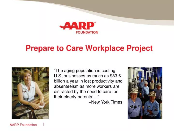 prepare to care workplace project