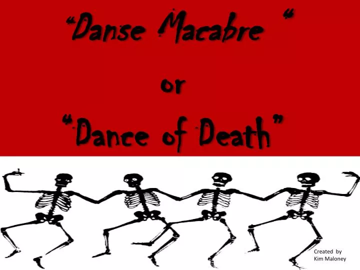 To Death we Dance  Dark Macabre Waltz 