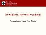 Model-Based Stereo Approach for Robustly Handling Occlusions in 3D Morphable Models - slide 1