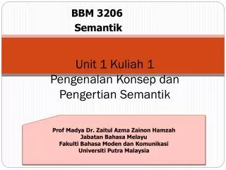 unit 1 kuliah 1 pengenalan konsep dan pengertian semantik