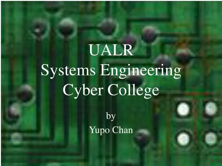 ualr systems engineering cyber college