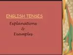 ENGLISH TENSES - slide 1