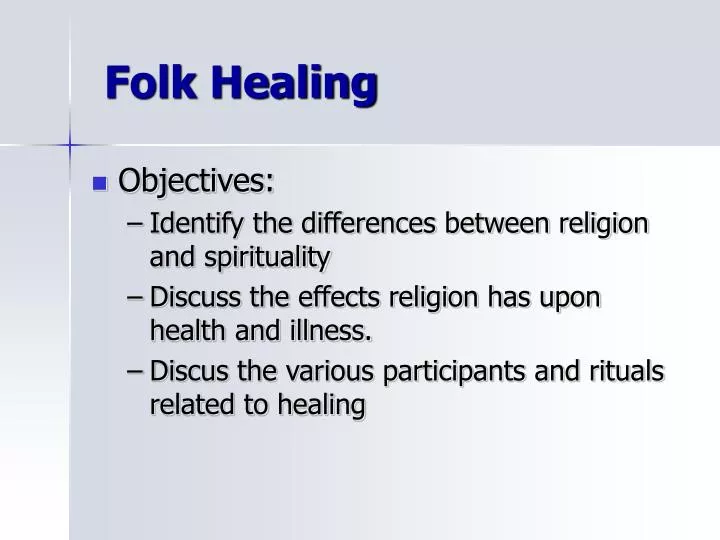 folk healing